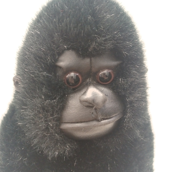 Vintage Silverback Gorilla Plush Stuffed Realistic Animal Ape Monkey Orangutan - Picture 4 of 10